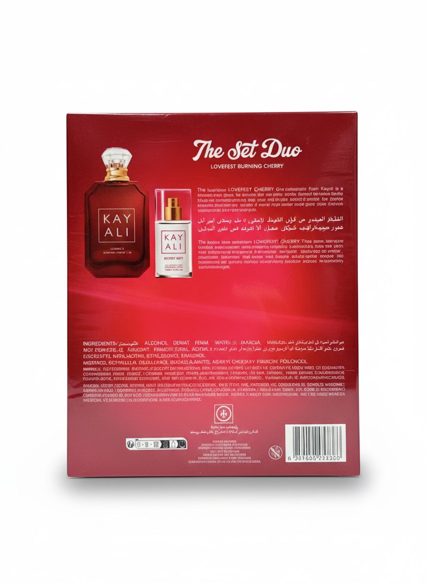 KAYALI Lovefest Burning Cherry | 48 COLLECTION 100ML+100ML Spray for women