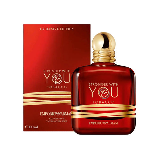 Emporio Armani Stronger With You Tobacco Giorgio Armani for Men - EDP - 100ML (With Box)