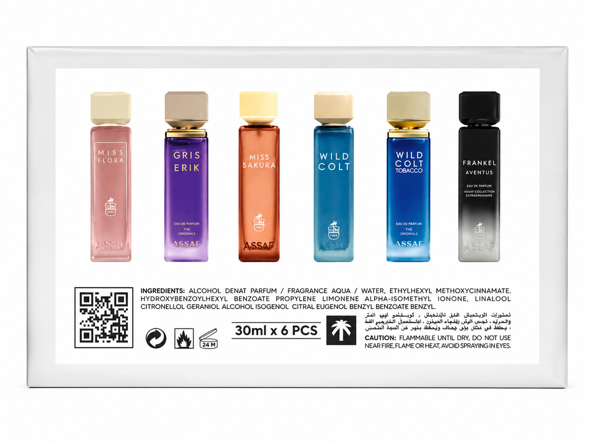 ASSAF Mini Collection Box 6*30ml unisex