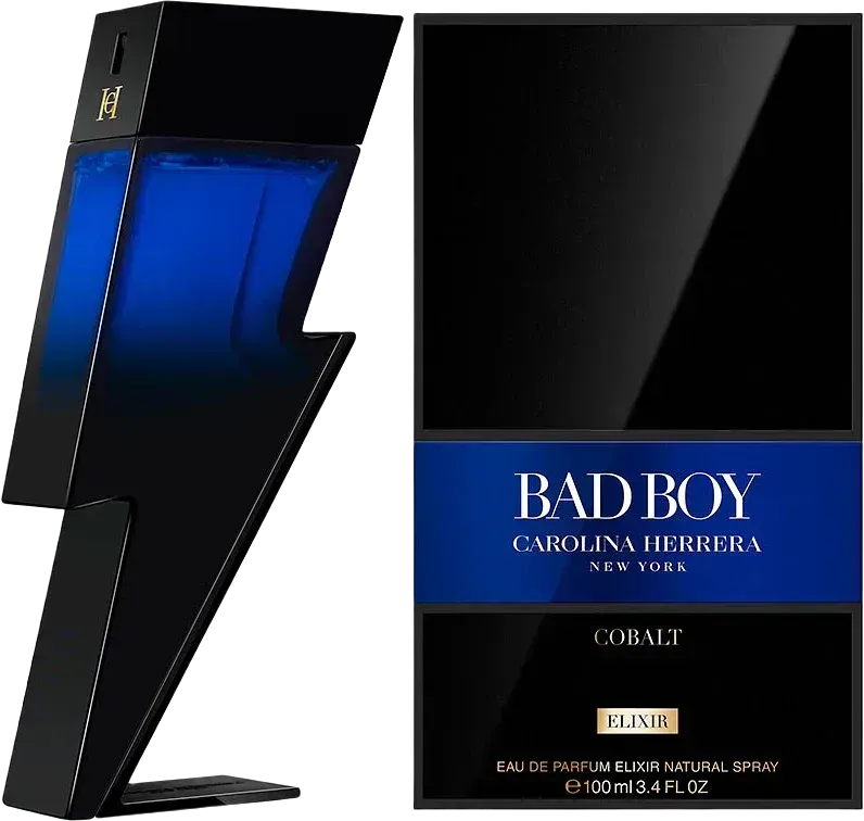 Bad Boy Carolina Herrera Cobalt Elixir 100 ML for men with box