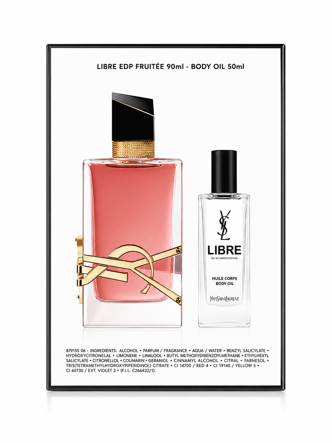 Libre Berry Crush Gift Box 90ml+50ml oil for women