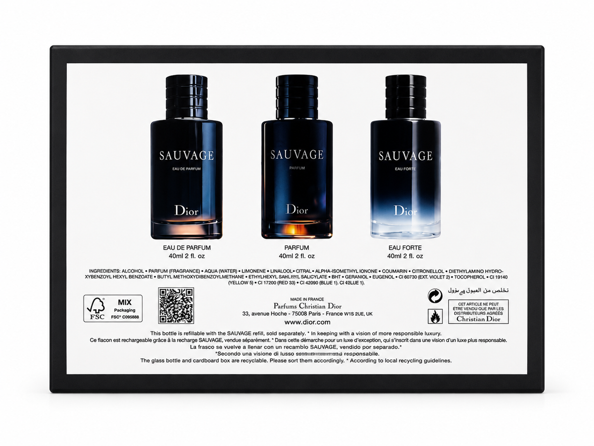 Dior Sauvage Set collection 3*30ml for men